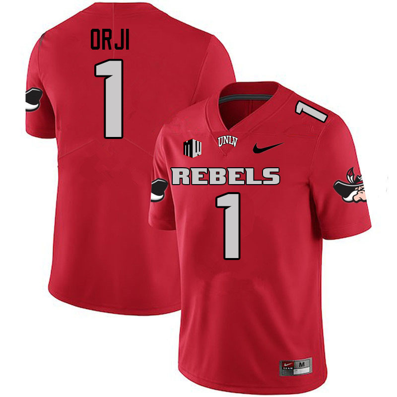 #1 Alex Orji UNLV Rebels College Football Jerseys-Retro Scarlet